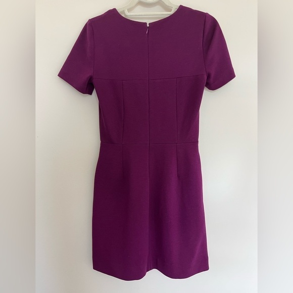 ModCloth Gallerist Ponte Dress Size 2 Eggplant Purple - Picture 3 of 10